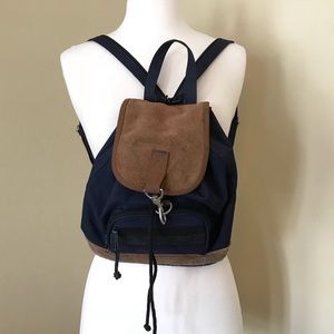 Vintage L’egent 90s Mini Backpack in Navy
